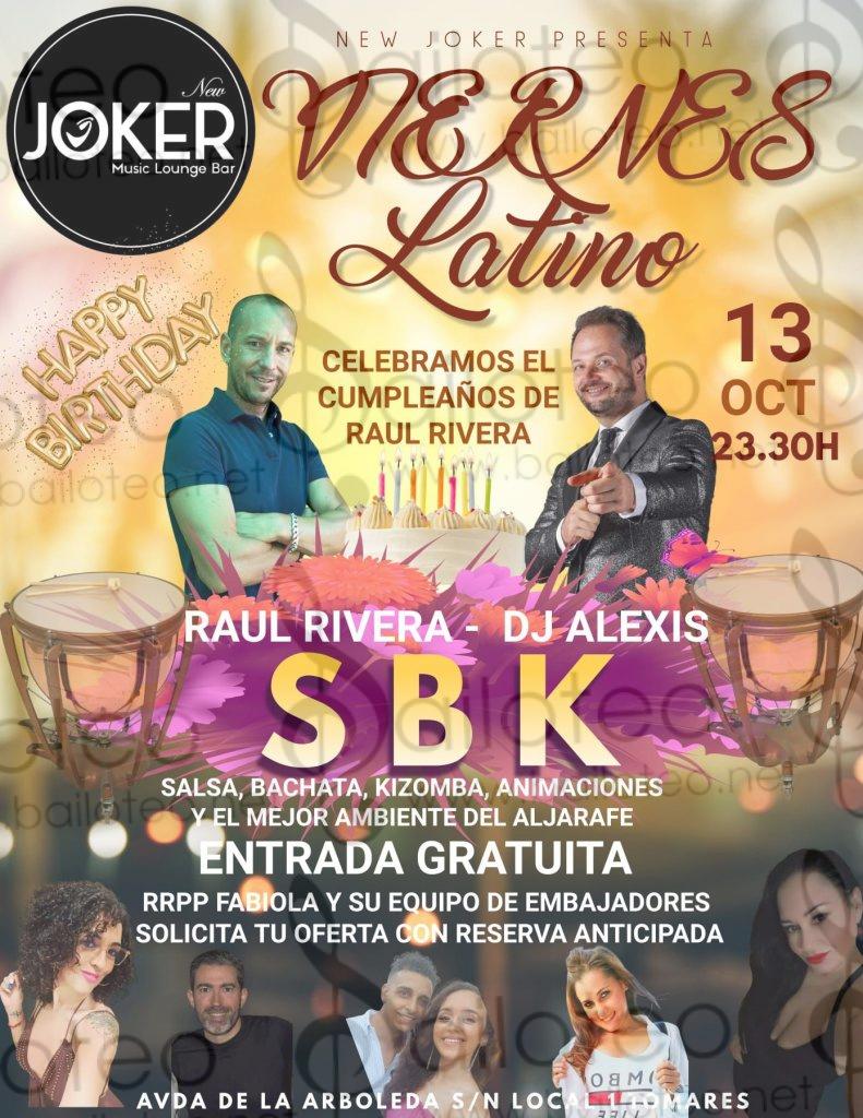 Bailoteo Viernes Latino 13 Octubre en Joker con DJ Alexis