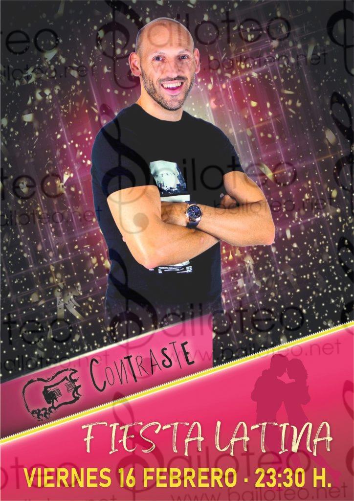 Bailoteo Fiesta Latina Viernes 16 Febrero en sala Contraste con DJ Jesús Cáceres