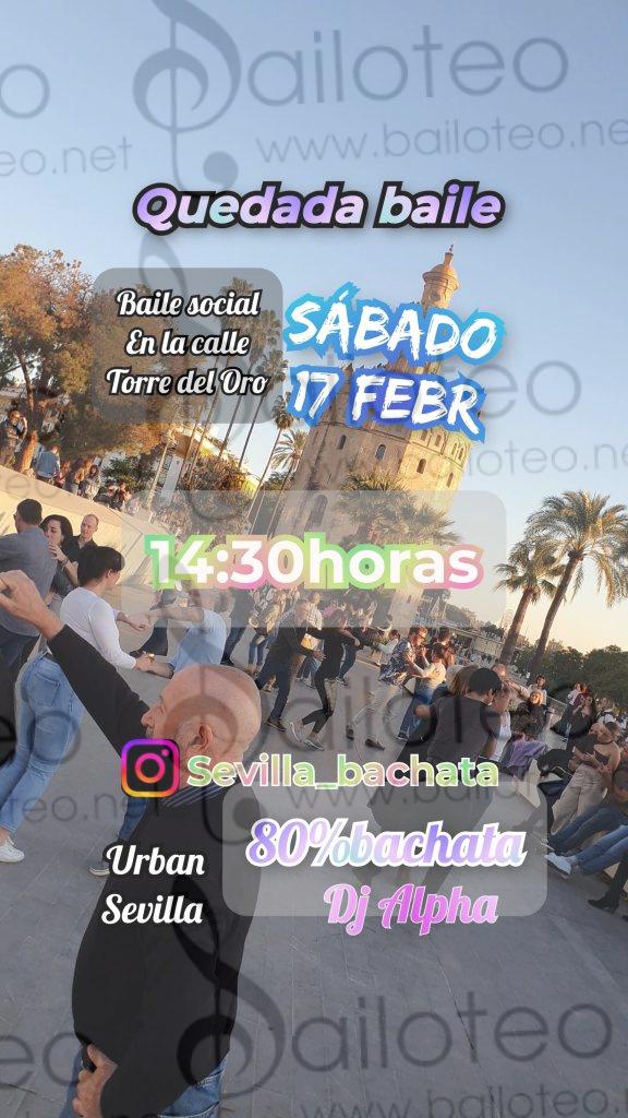 Bailoteo Urban Sevilla Sábado 17 Febrero en la torre del oro con DJ Alpha