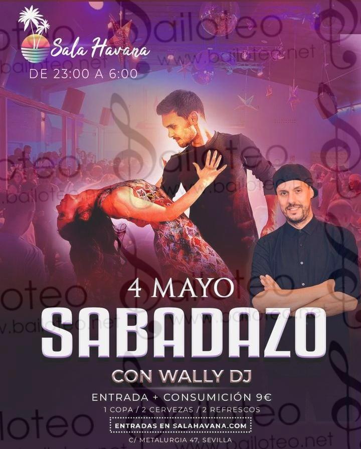 Bailoteo Sabadazo SBK en Sala Havana con Dally DJ el Sábado 4 de Mayo 2024