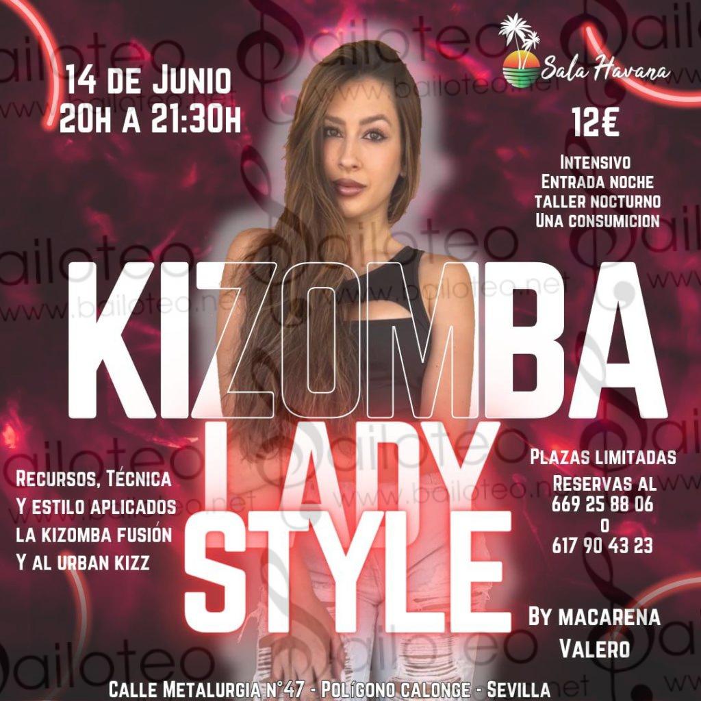 Bailoteo Social Kizomba y Taller Lady Style en Sala Havana el 14 de Junio 2024