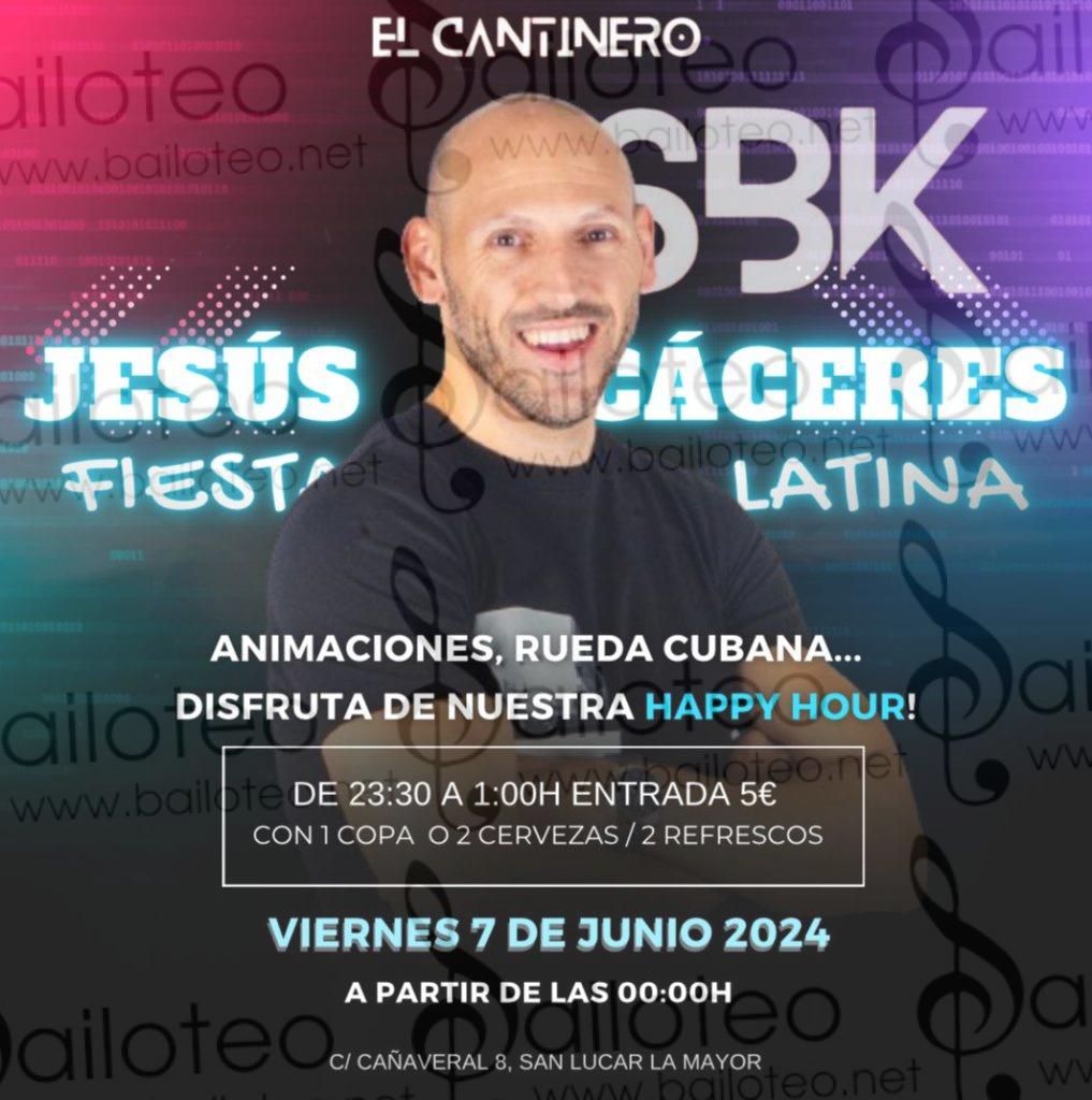 Bailoteo Fiesta SBK con Jesus Caceres en el Cantinero el Viernes 7 de Junio 2024