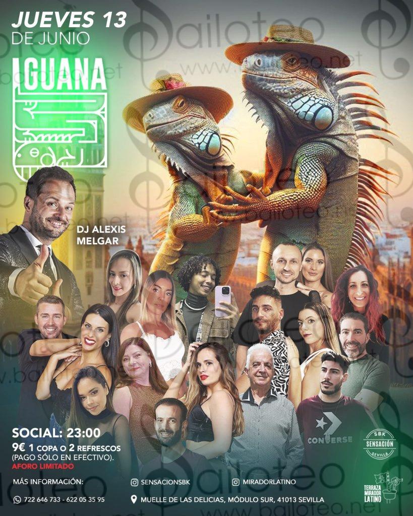 Bailoteo Fiesta SBK en Iguana Terraza Sevilla el Jueves 13 de Junio 2024