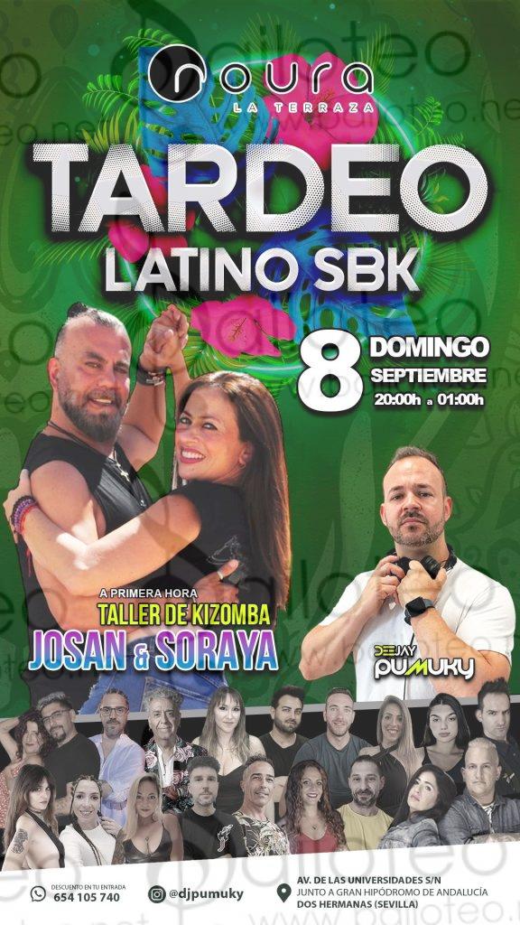 Bailoteo Tardeo Latino SBK en Noura Terraza el Domingo 8 de Septiembre 2024