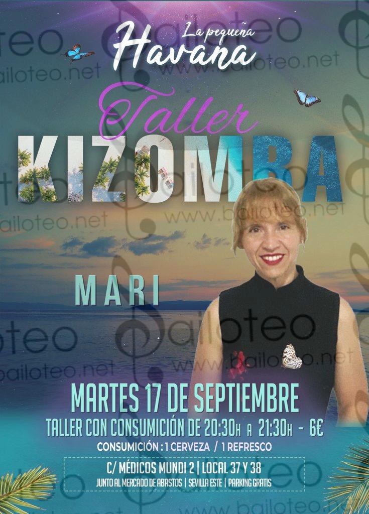 Bailoteo Social y Taller de Kizomba en La Pequeña Havana el Martes 17 de Septiembre 2024