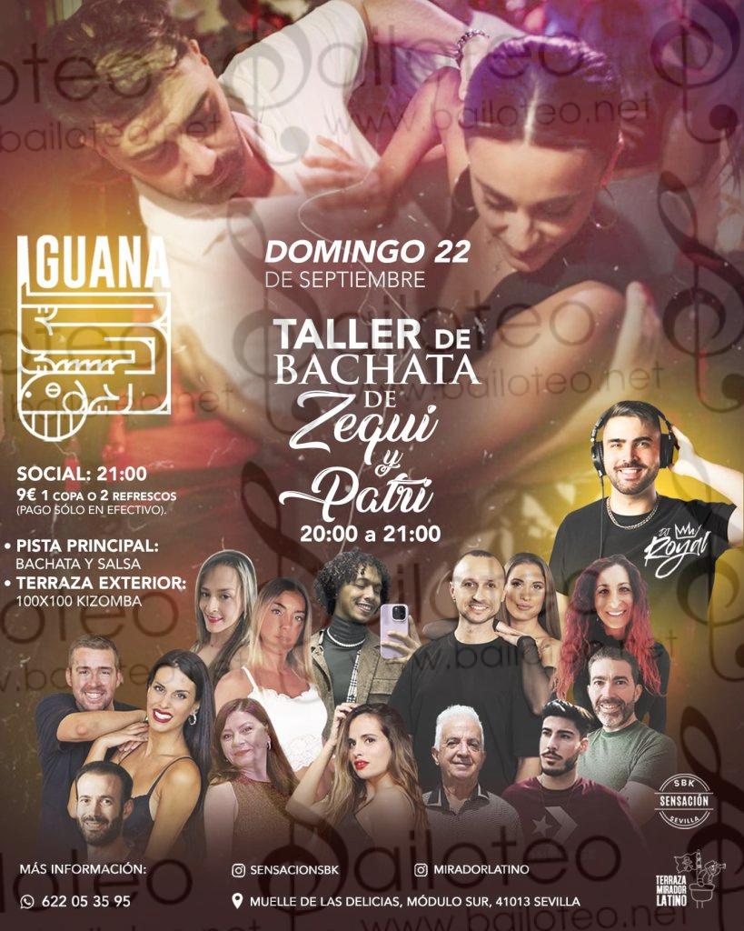 Bailoteo Fiesta SBK y Taller de Bachata en Iguana Terraza el Domingo 22 de Septiembre 2024