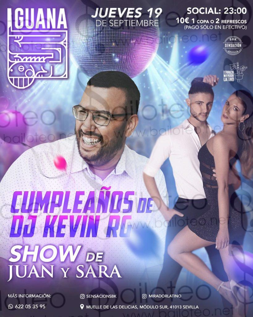 Bailoteo Social SBK Cumple DJ Kevin RG en Terraza Iguana el Jueves 19 de Septiembre 2024