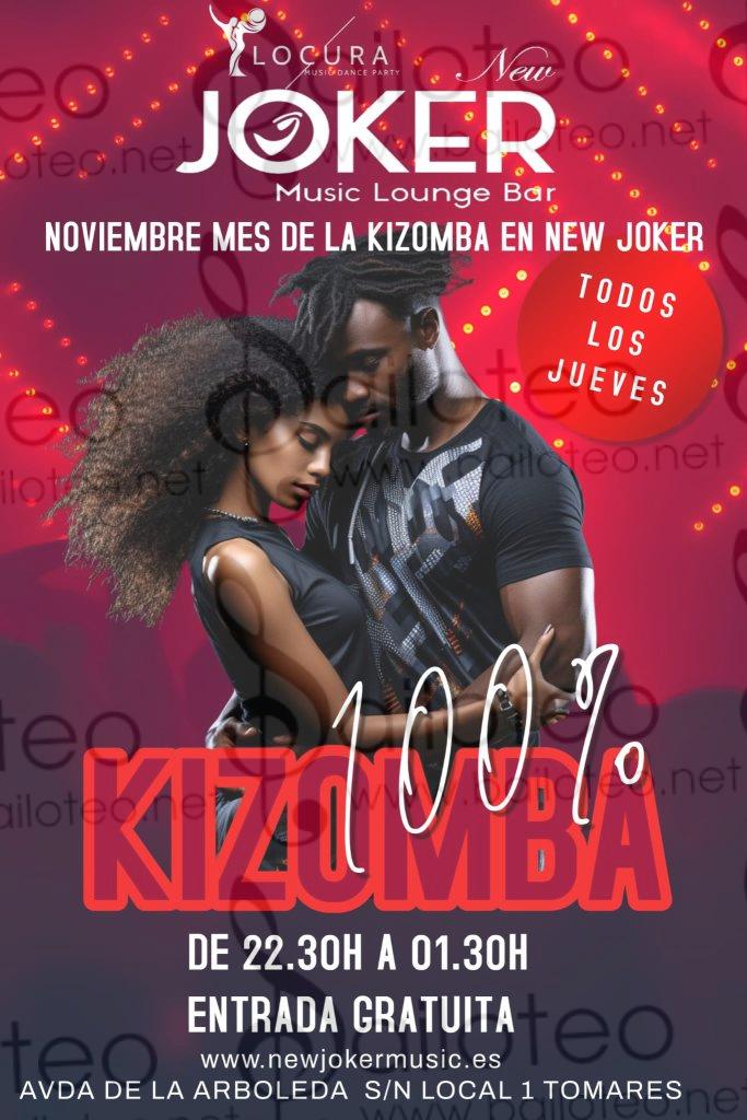 Bailoteo Jueves de Kizomba en Joker en Noviembre 2024