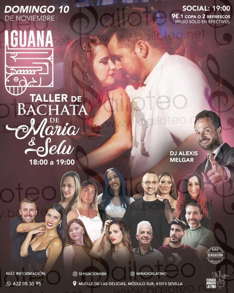 Bailoteo Fiesta SBK y Taller de Bachata en Iguana Terraza el Domingo 10 de Noviembre 2024