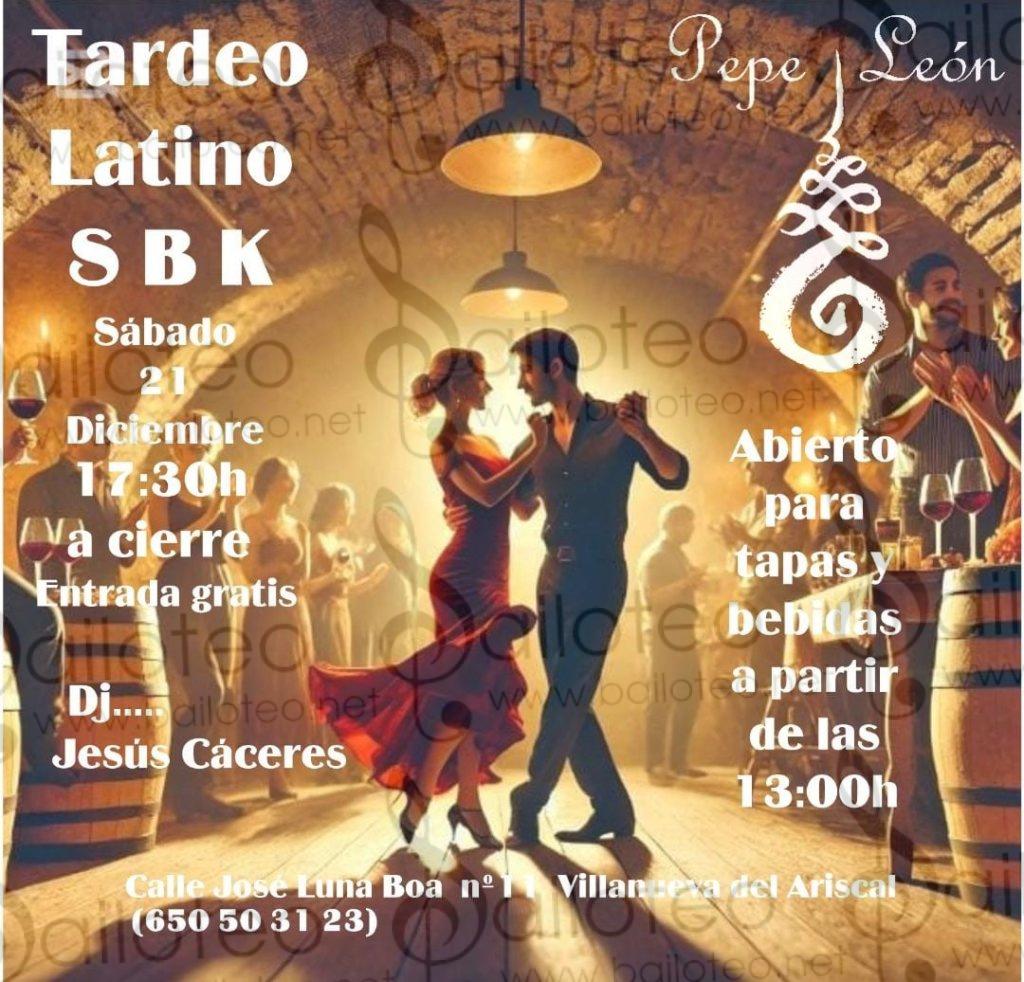 Bailoteo Tardeo Latino SBK en Villanueva del Ariscal el Sabado 21 de Diciembre 2024